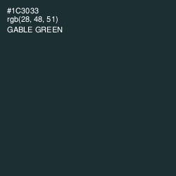 #1C3033 - Gable Green Color Image